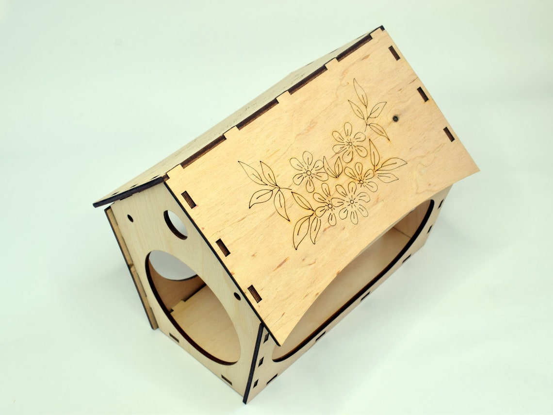 Bird feeder 3D puzzle DIY creative gift Etsy