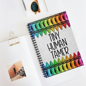 Tiny Human Tamer Spiral Notebook - Ruled Line