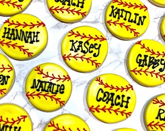 Softball Cookies