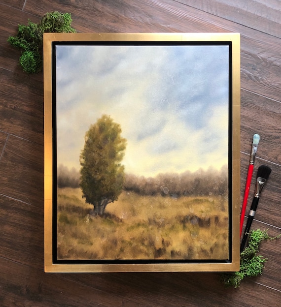 “Cedars” Original Oil Landscape Painting