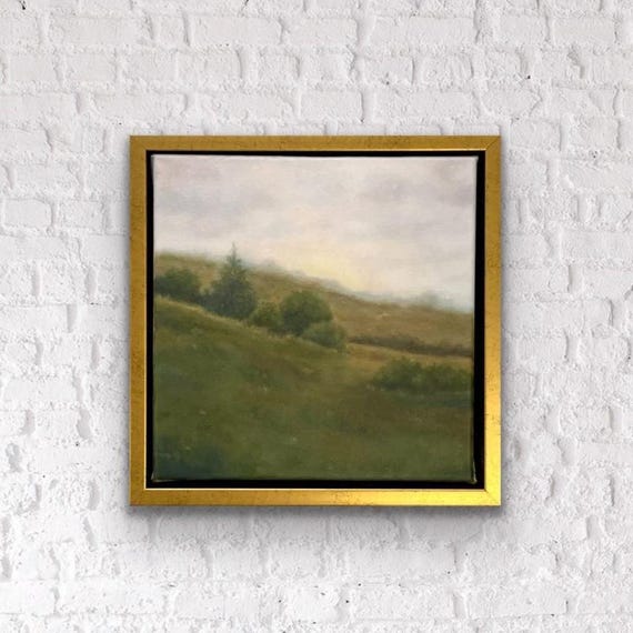 Landscape Oil Painting, “Lost in the Day”