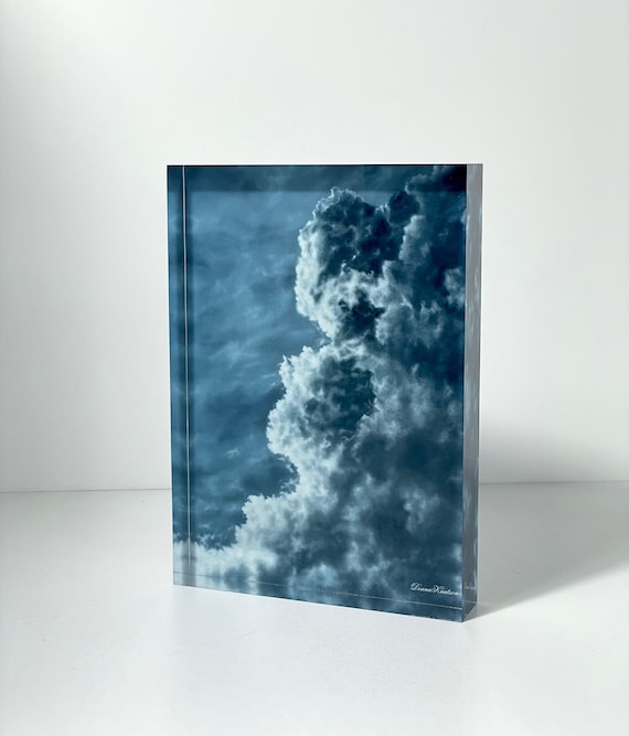 Acrylic Block Cloud Print “The Air Up There”