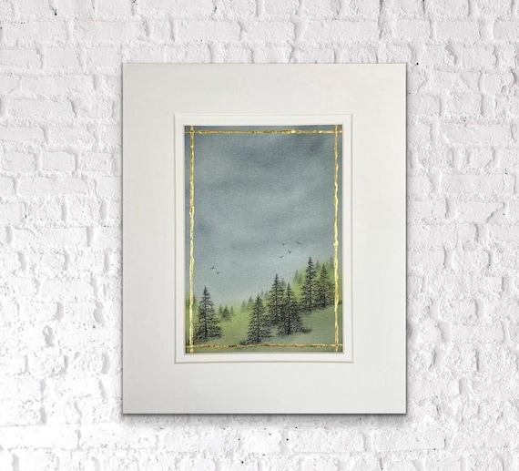 Art Print Northwoods Landscape “Blue Skies”.