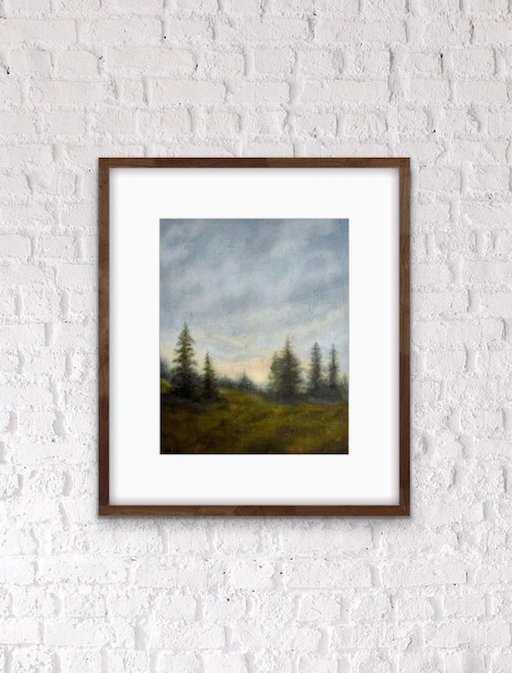 “A Walk with the Pines” Landscape Print