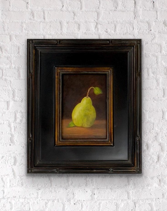 “Pear I” Still Life in Oil Painting