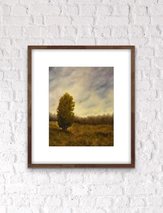 Landscape Art Print, “Cedars”