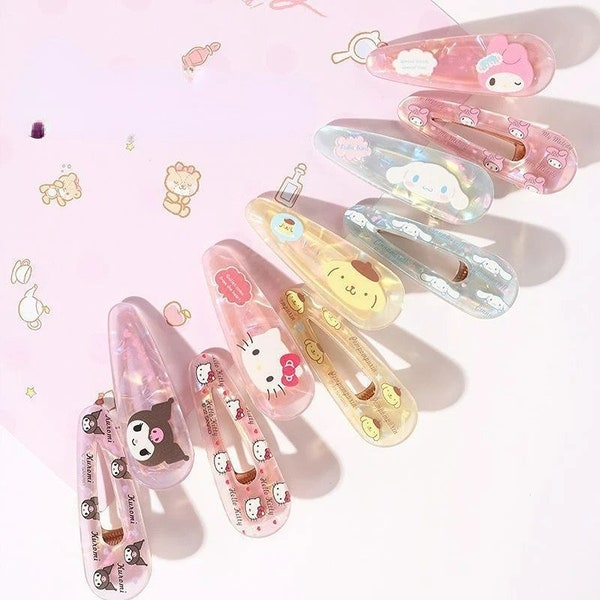 Kawaii Sanrio Hairclip / Japanese hair accessory / Sanrio characters / 2pcs set