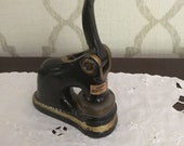 Vintage cast iron press seal Hants Gold Mine