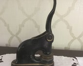 Antique cast iron press seal Montreal Severine co.