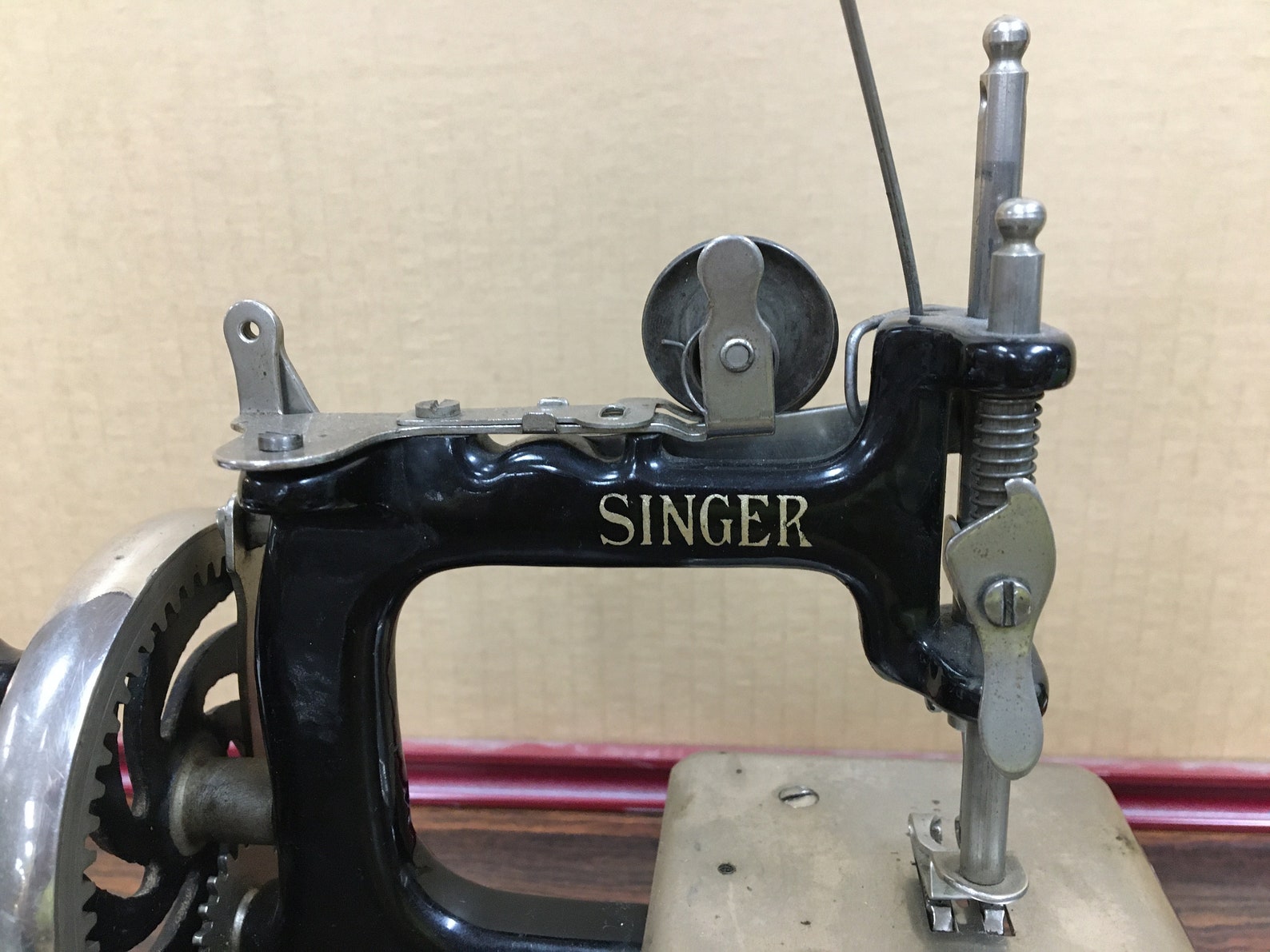 Antique mini Singer sewing machine Etsy