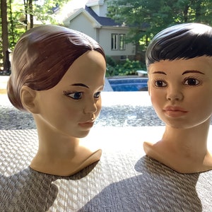 Vintage set of hand painted Child Head Holland