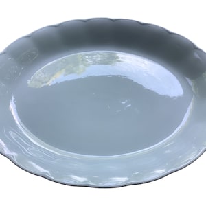 Vintage Grindley Lupine Petal Blue Large Oval Serving Plate