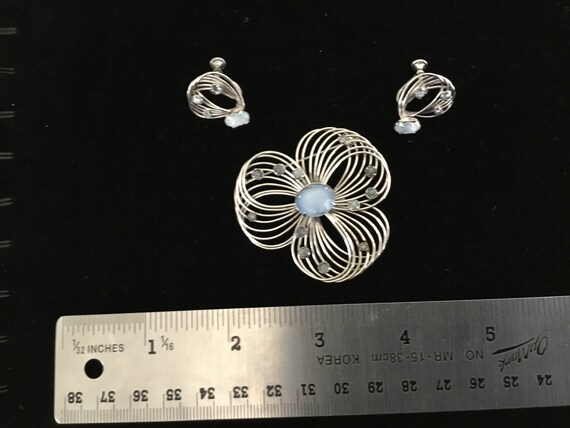 Bond Boyd brooch and earrings set View 3