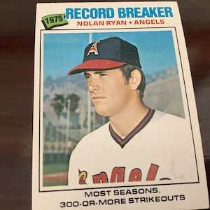 Record Breaker Nolan Ryan Angels (1976)