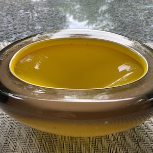Vintage blow glass bowl