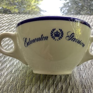 Vintage Edmonton Garrison bouillon cup ( Hard to find)