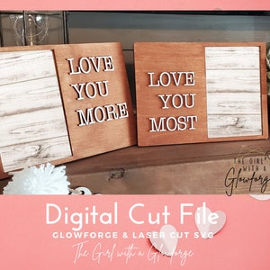 Glowforge Feile | Laser SVG-Datei | Valentinstag SVG | Bilderrahmen Laser | Bilderrahmen SVG| Laser Cut Datei | Valentinstag Geschenk | Glowforge Feilen
