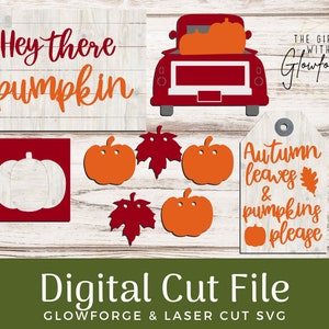 Fall Tier Tray SVG | Laser SVG File | Pumpkin SVG | Fall Laser | Tier Tray Laser File | Laser Cut File | Glowforge File | Glowforge Design