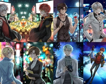 Mystic Messenger Small Prints Seven Saeyoung Saeran 707 zen jumin jaehee yoosung v