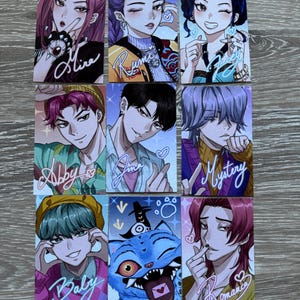 Kpop demon hunters Saja boys huntrix rumi mira Zoey Jinu mystery baby romance Abby photocard mini print derpy tiger