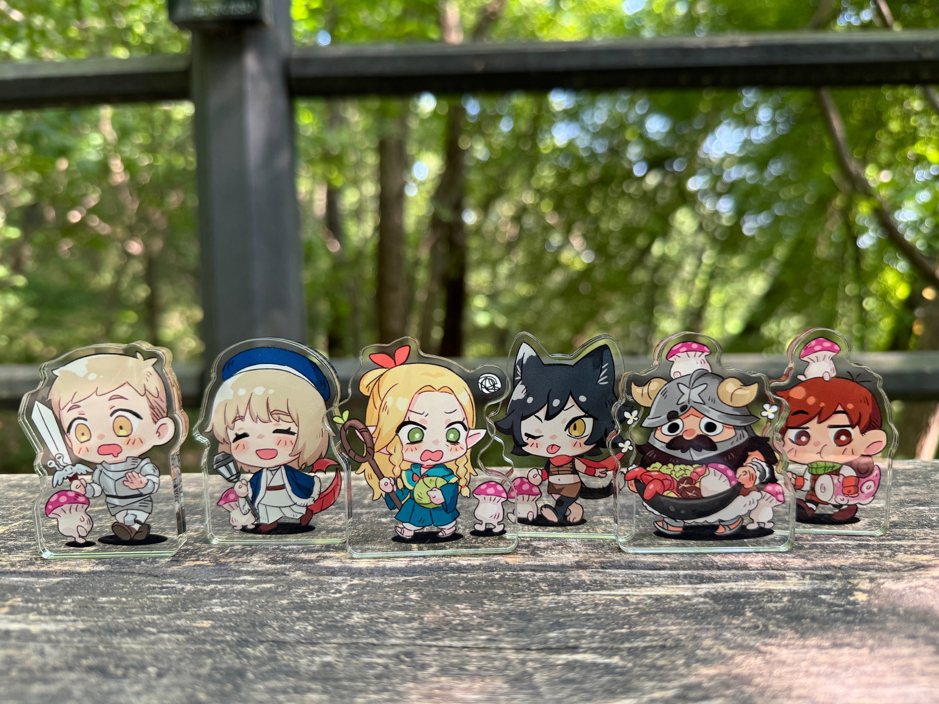 Delicious in Dungeon Meshi 2.5inch Small Standees Laios Marcille Senshi ...