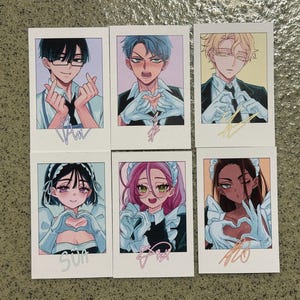 Alien Stage ivan till mizi sua luka hyuna fototessera mini stampa Polaroid maid cafe style