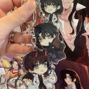 Orv Omniscient reader viewpoint Kim dokja Yoo Joonhyuk  2.5 glitter  hanging keychain charm