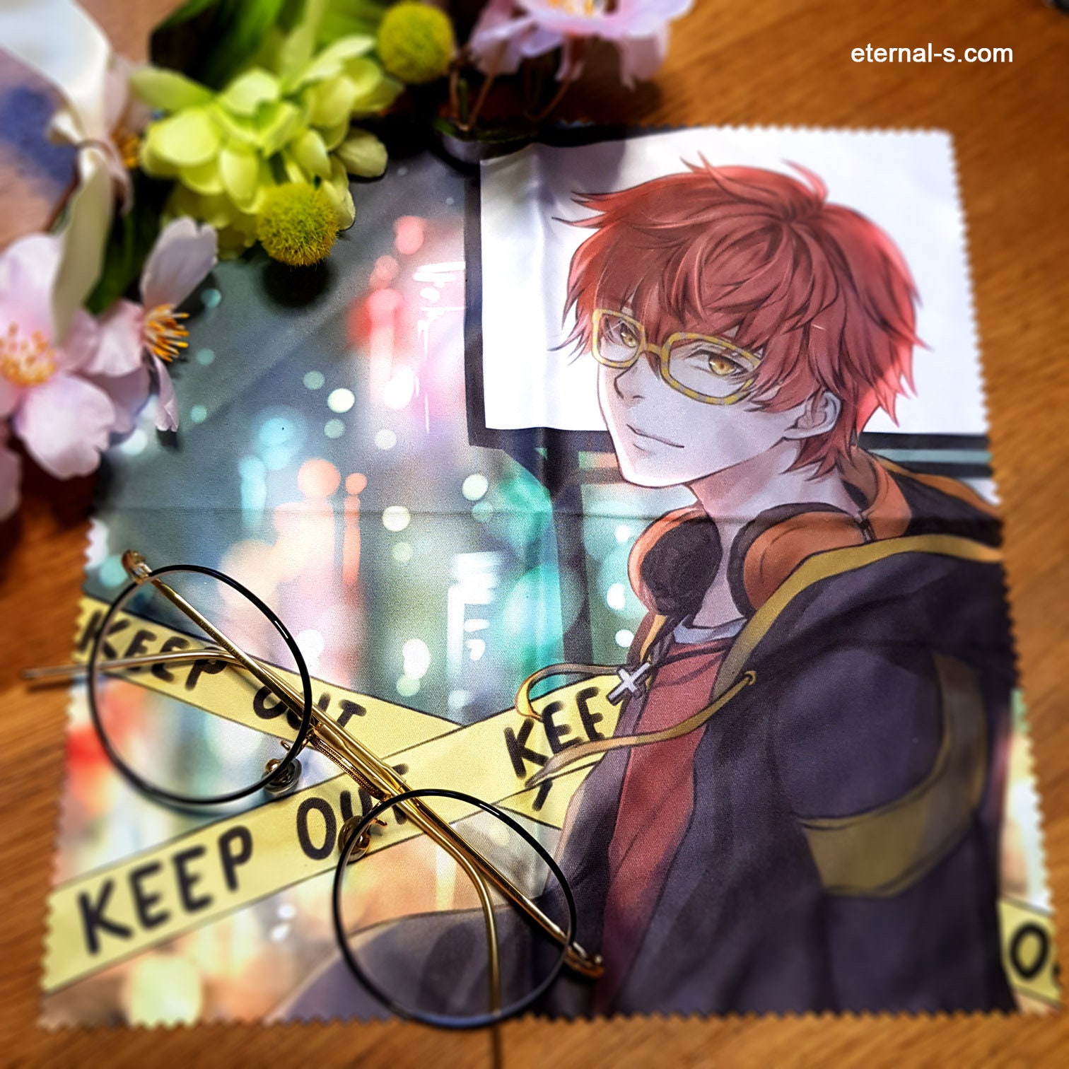 Mystic Messenger Microfiber Cleaning Cloth Lunettes Seven Saeyoung Saeran 707 Zen Jumin Jaehee Yoosu