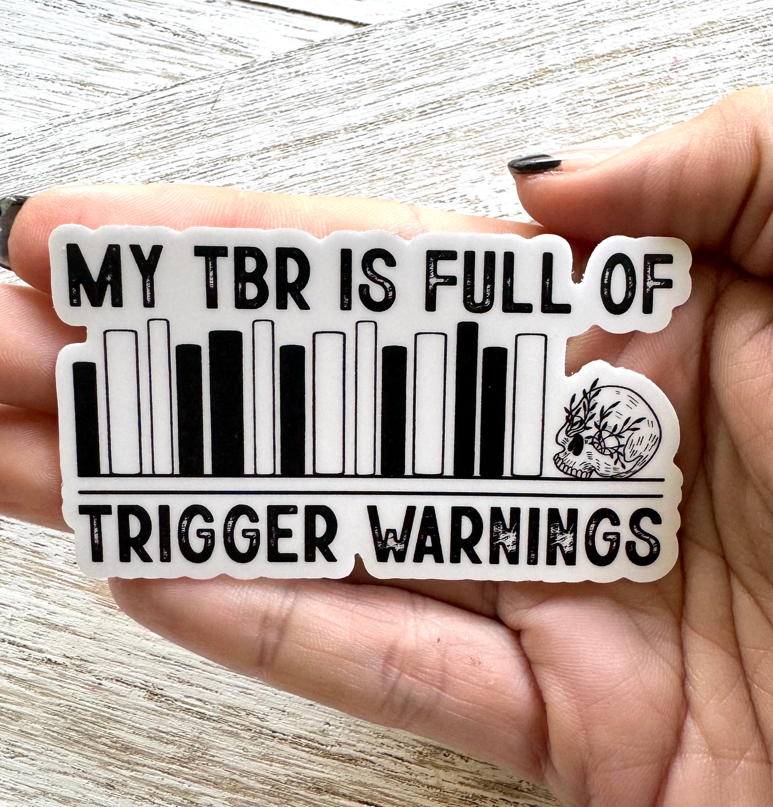 My TBR Sticker for Sale by Blurrism