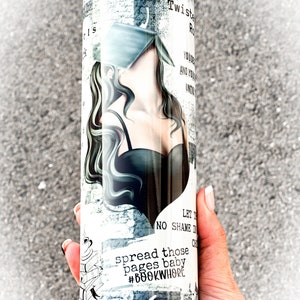 Dark Romance Book, Bookish, skinny tumbler