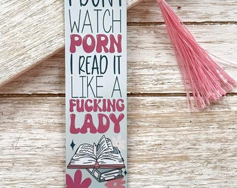 I don't watch corn, I read it like a lady, spicy, Dark Romance| Bookmark