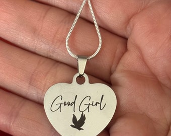 Good Girl Bookish necklace