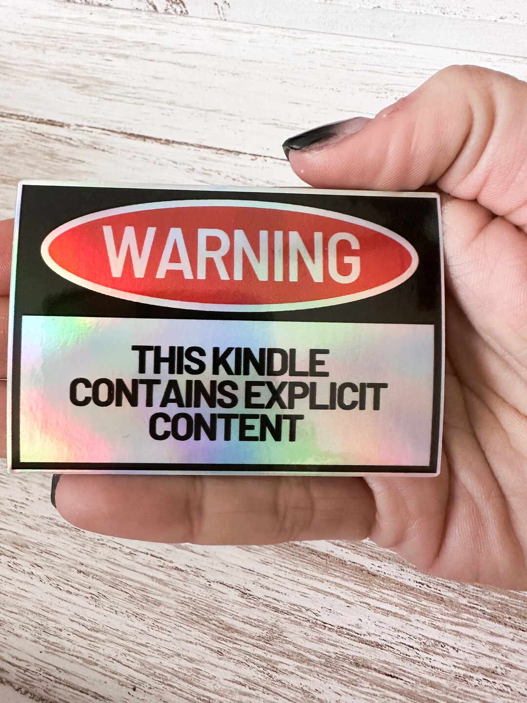 Explict Content Label Warning label, explicit content, kindle, ereader, book, bookish ...