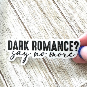 Dark Romance, TBR , kindle, ereader waterproof sticker