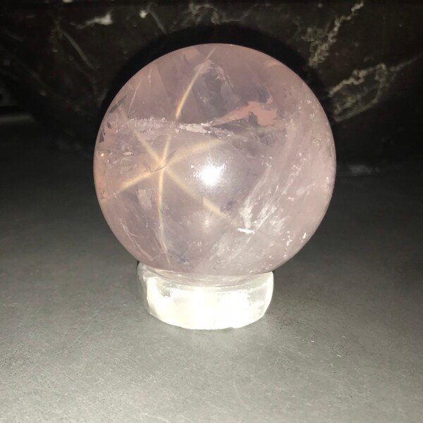 High Quality Star Rose Quartz Sphere