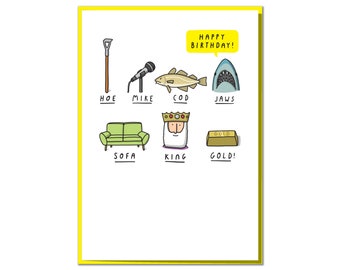 Can You Figure Out This Very Rude, Punny Birthday Card?