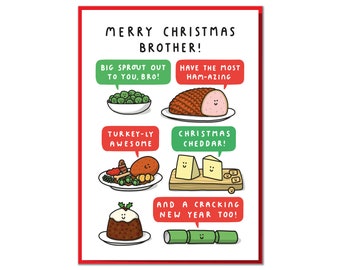 Funny Brother Christmas Card