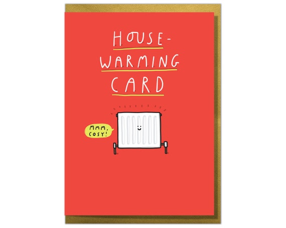 LEMON LOCO Grußkarte 'Your New Home Is Haunted' – Lustiger Einzugsspruch, 12,7 X 17,8 Cm, Mit Umschlag