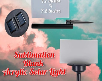 Sublimation Acryl Solar Light Blank