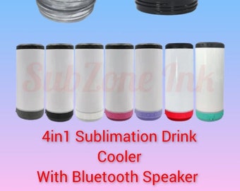 Sublimation Blank 4 in 1  Speaker Tumbler 16oz (Multiple Colors)