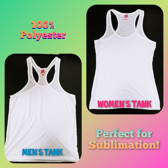 blank sublimation tank tops