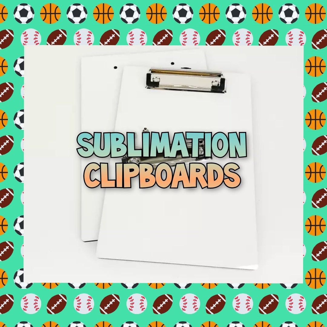 Custom Logo Clear Sublimation Clipboard Blank A4 Clip Board