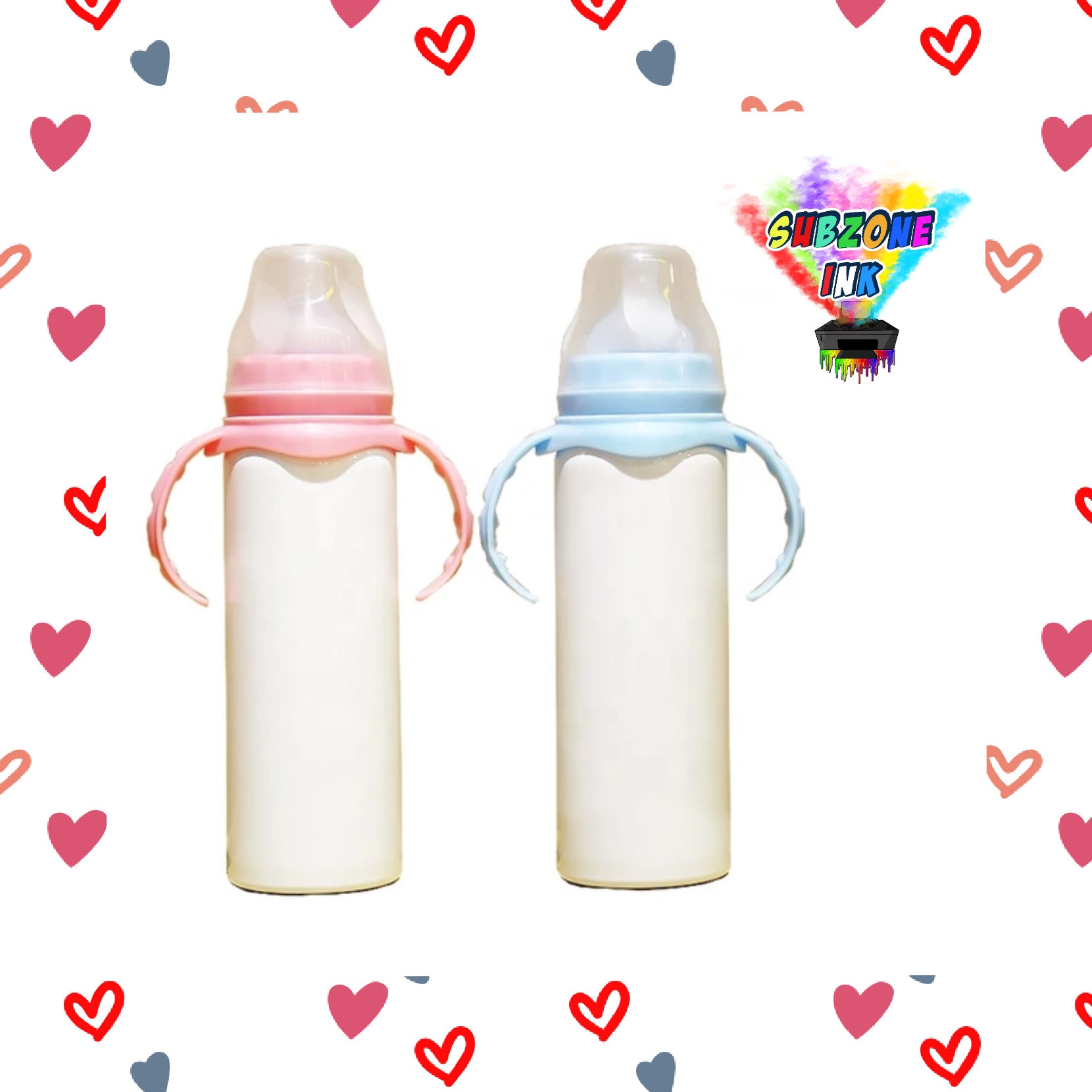 8 oz Sublimation Baby Bottle – Covered N Blanks