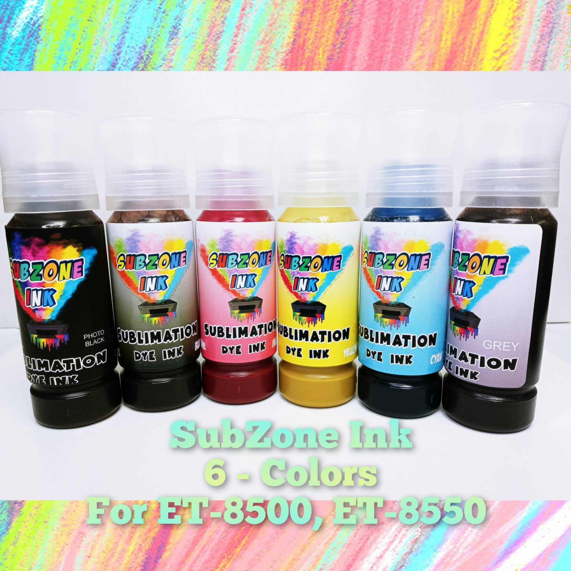 SubZone Ink 6 colors for Eco Tank 8500 