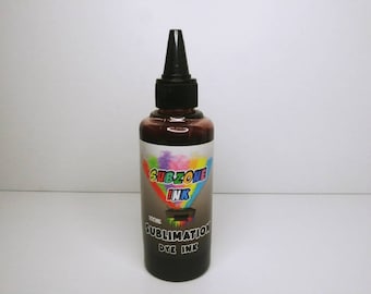 SubZone Ink (Single Bottle) Black Sublimation Ink 100ml/250ml Bottles