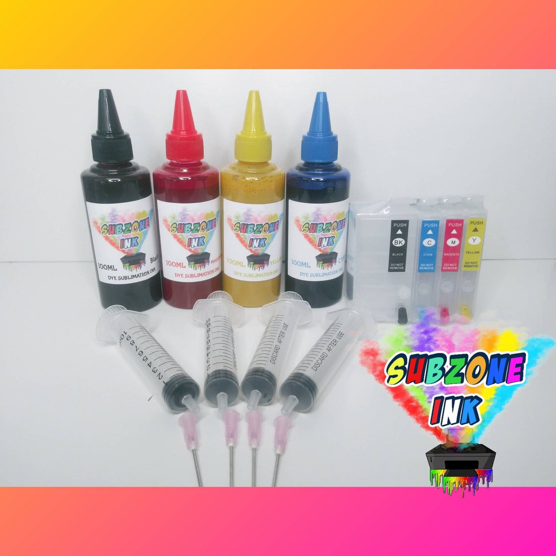 Subzone Sublimation Conversion Kit for Epson Workforce Printers 252xl