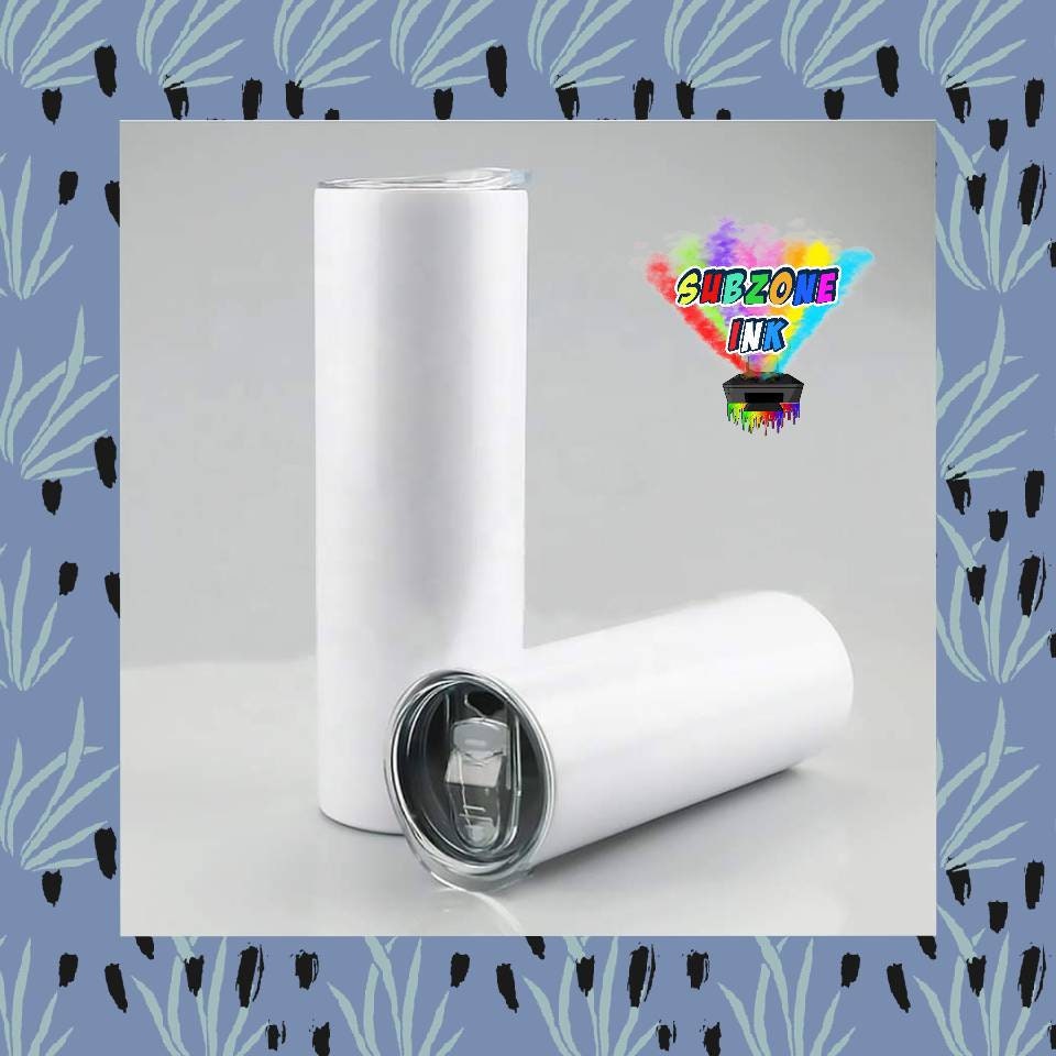 Download 20 oz. Skinny Sublimation Tumbler w/ Metal Straw (Insulated)