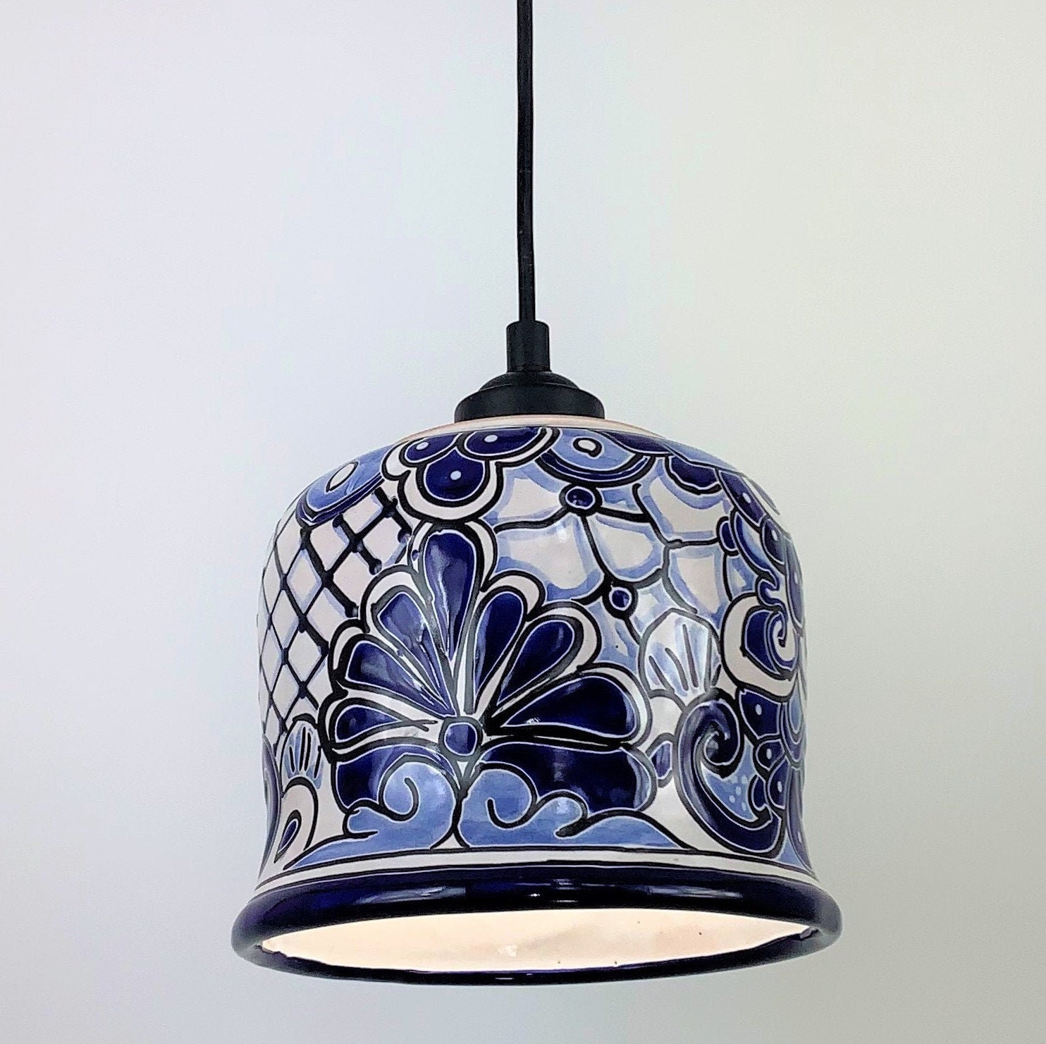 Mexican Talavera flower pots transformed into beautiful ...