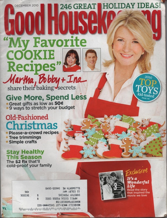 Good Housekeeping Magazine December 2010 Good Shape Martha Etsy