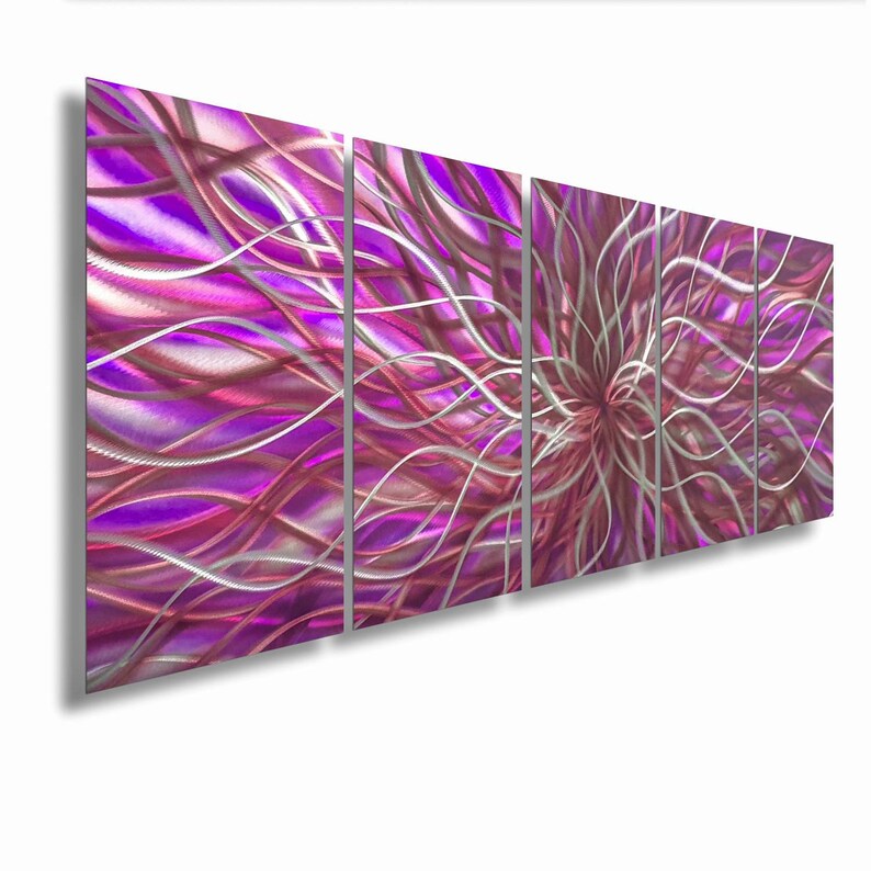Extra Large Wall Art, Modern Art, Gallery Art Set, Unique Gifts, Metal ...